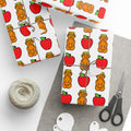 Rosh Hashanah Wrapping Paper: Apples and Honey Jewish New Year Gift Wrap