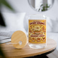 Passover Matzah Sipper Glass, Vintage Ad Drinkware, Bamboo Lid Straw Cup