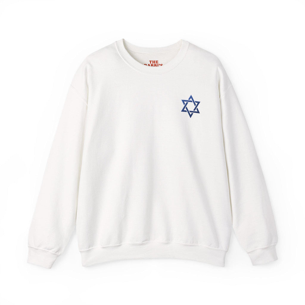 Haters Gonna Schmate Sweatshirt, Retro Jewish Crewneck, Star of David Graphic