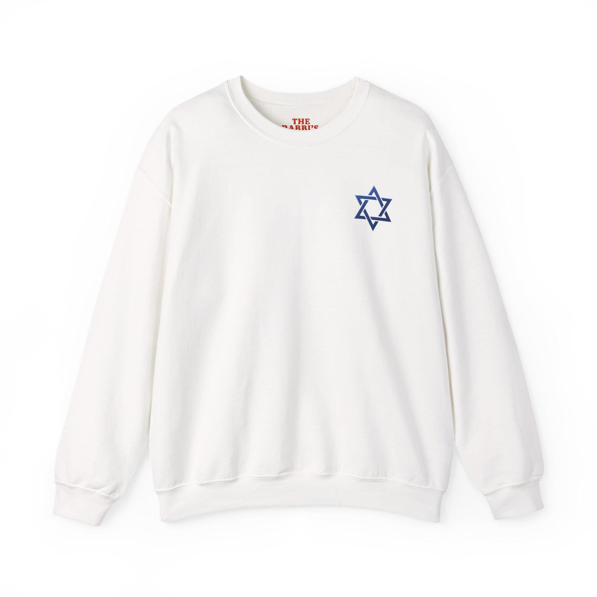 Haters Gonna Schmate Sweatshirt, Retro Jewish Crewneck, Star of David Graphic