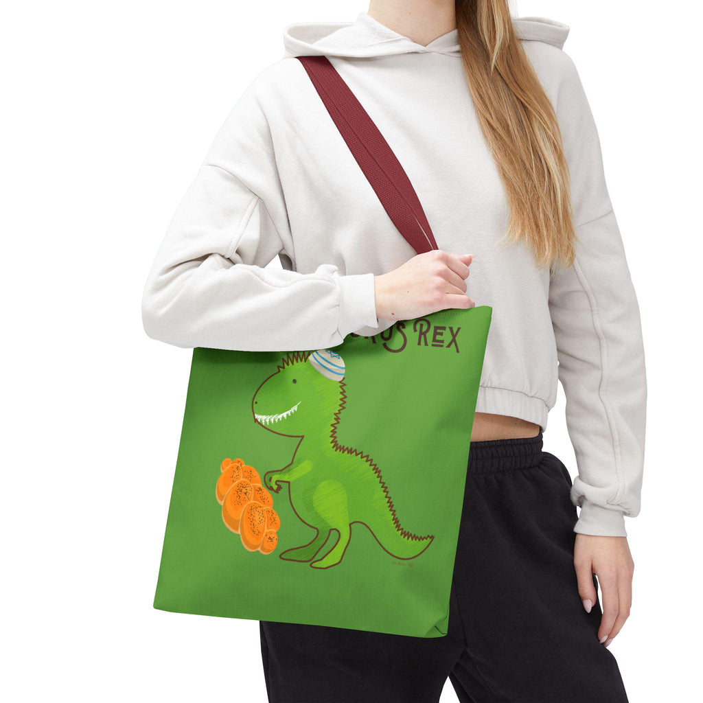 Shabbatasaurus Rex Tote Bag: Funny Jewish Dinosaur Gift