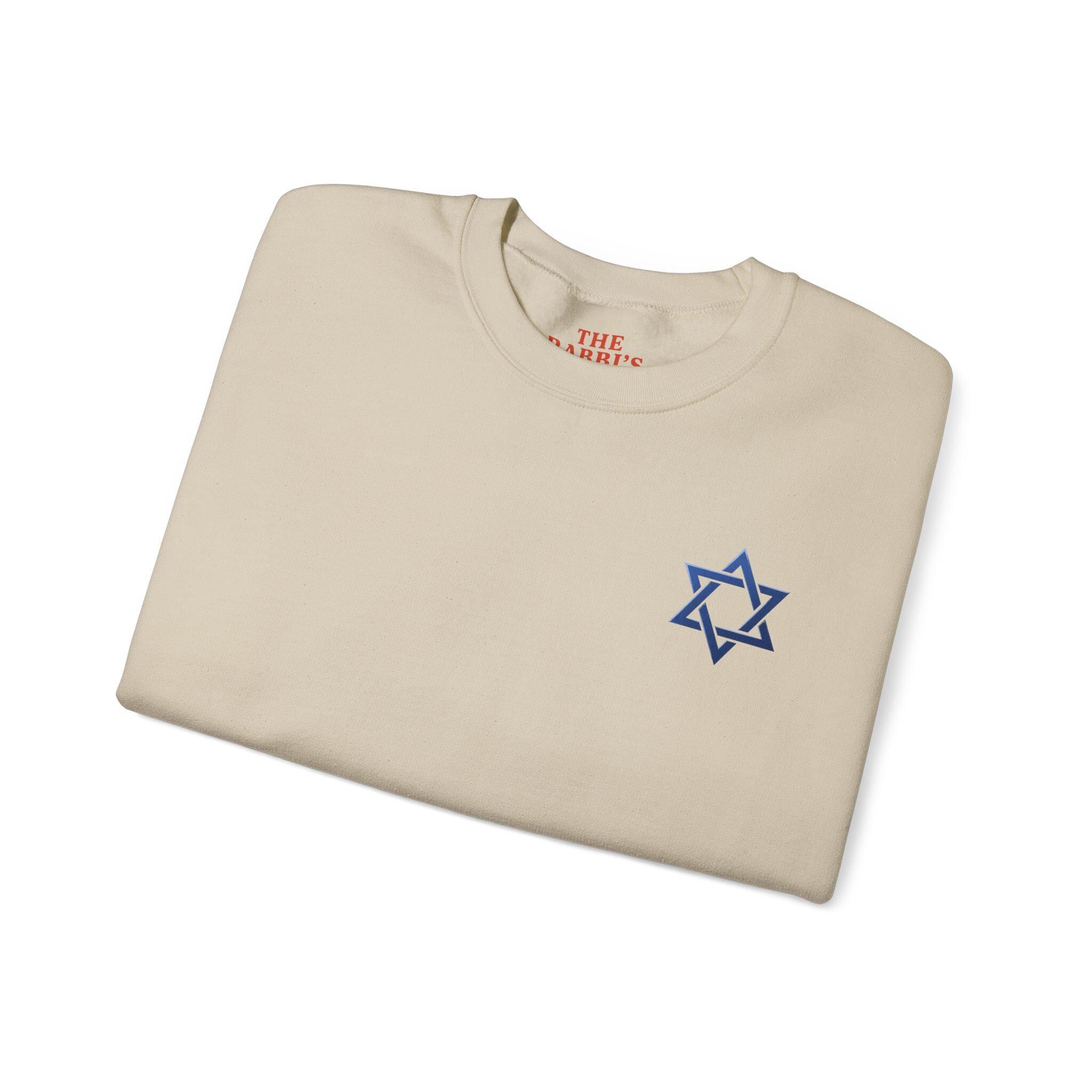 Haters Gonna Schmate Sweatshirt, Retro Jewish Crewneck, Star of David Graphic