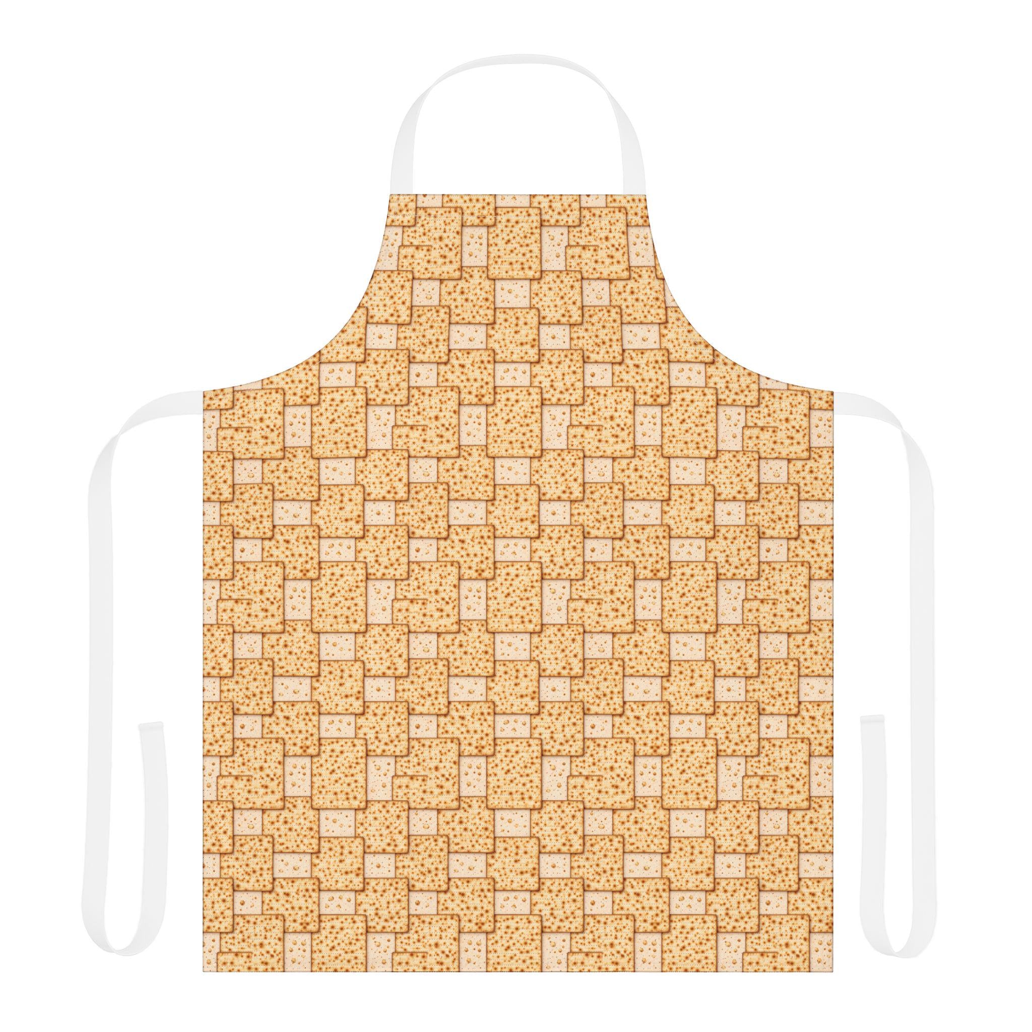 Passover Matzah Apron, Jewish Holiday Cooking, Modern Judaica Kitchen Decor