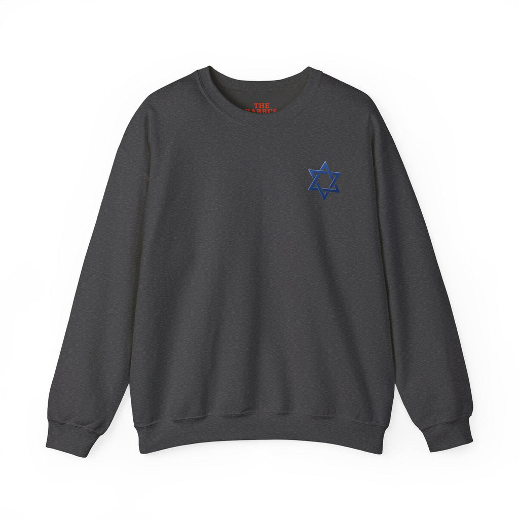 Haters Gonna Schmate Sweatshirt, Retro Jewish Crewneck, Star of David Graphic