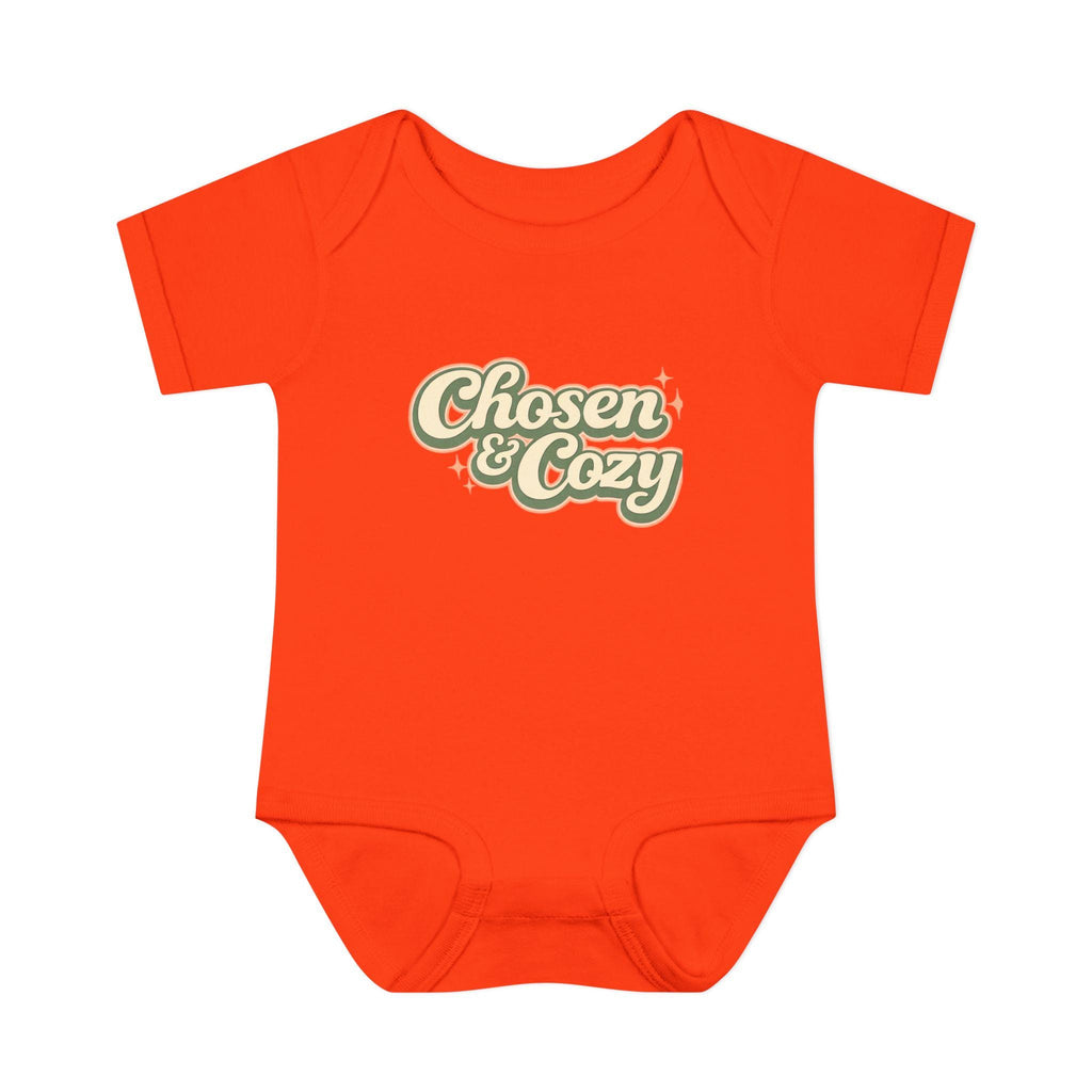 Chosen & Cozy Passover Pasach Infant Bodysuit | Retro Script Baby Onesie