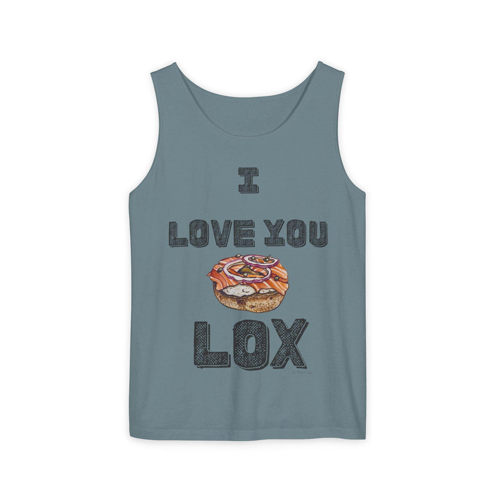I Love You Lox Tank Top, Jewish Foodie Bagel Lover Shirt