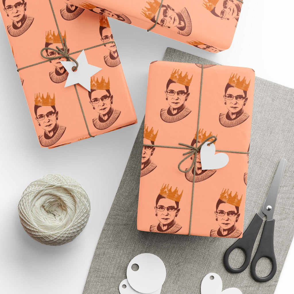 RBG I Dissent Wrapping Paper, Feminist Gift Wrap