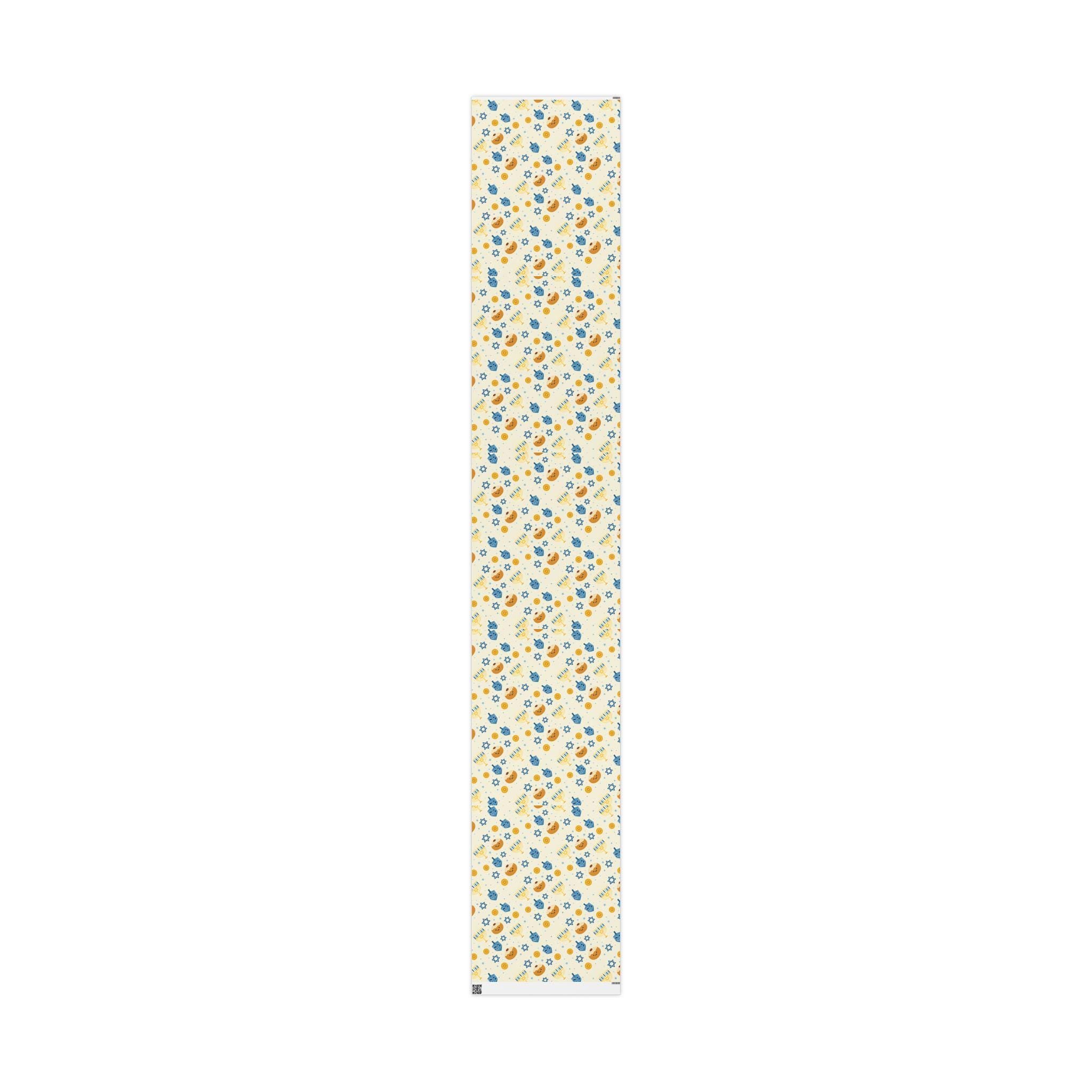 Hanukkah Wrapping Paper, Modern Judaica Gift Wrap, Eco Friendly
